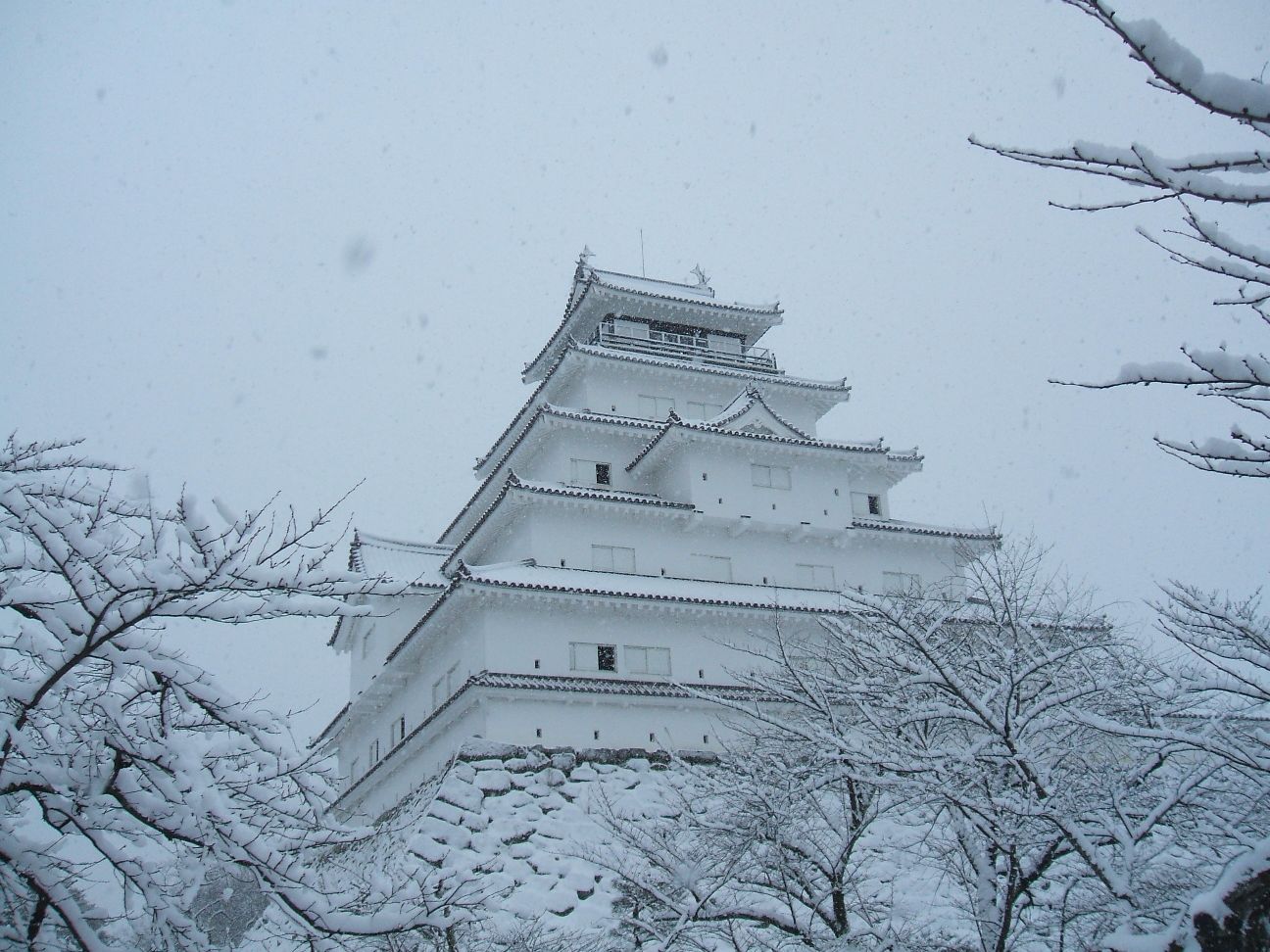 雪雪雪の　鶴ケ城20261227